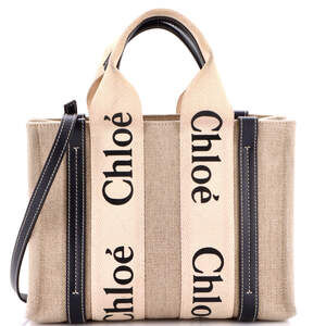 Chloe Woody Convertible Tote Canvas #224615C84B
